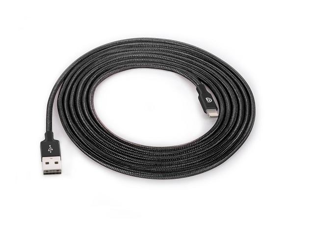 Griffin, Griffin Premium Braided Lightning Apple Cable 5ft 1.5M - Noir