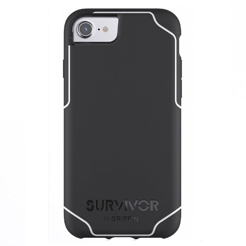 Griffon, Griffin Survivor Journey Case pour iPhone SE 3rd / SE 2nd / 8 / 7 / 6 & 6S - Noir / Blanc BONUS Screen Protector !!!