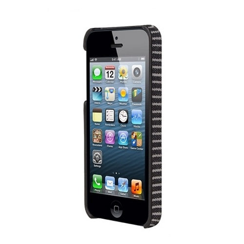 Hexagone, HEX FLEET CORE Denim Case pour iPhone 5 Noir Gris Rayé