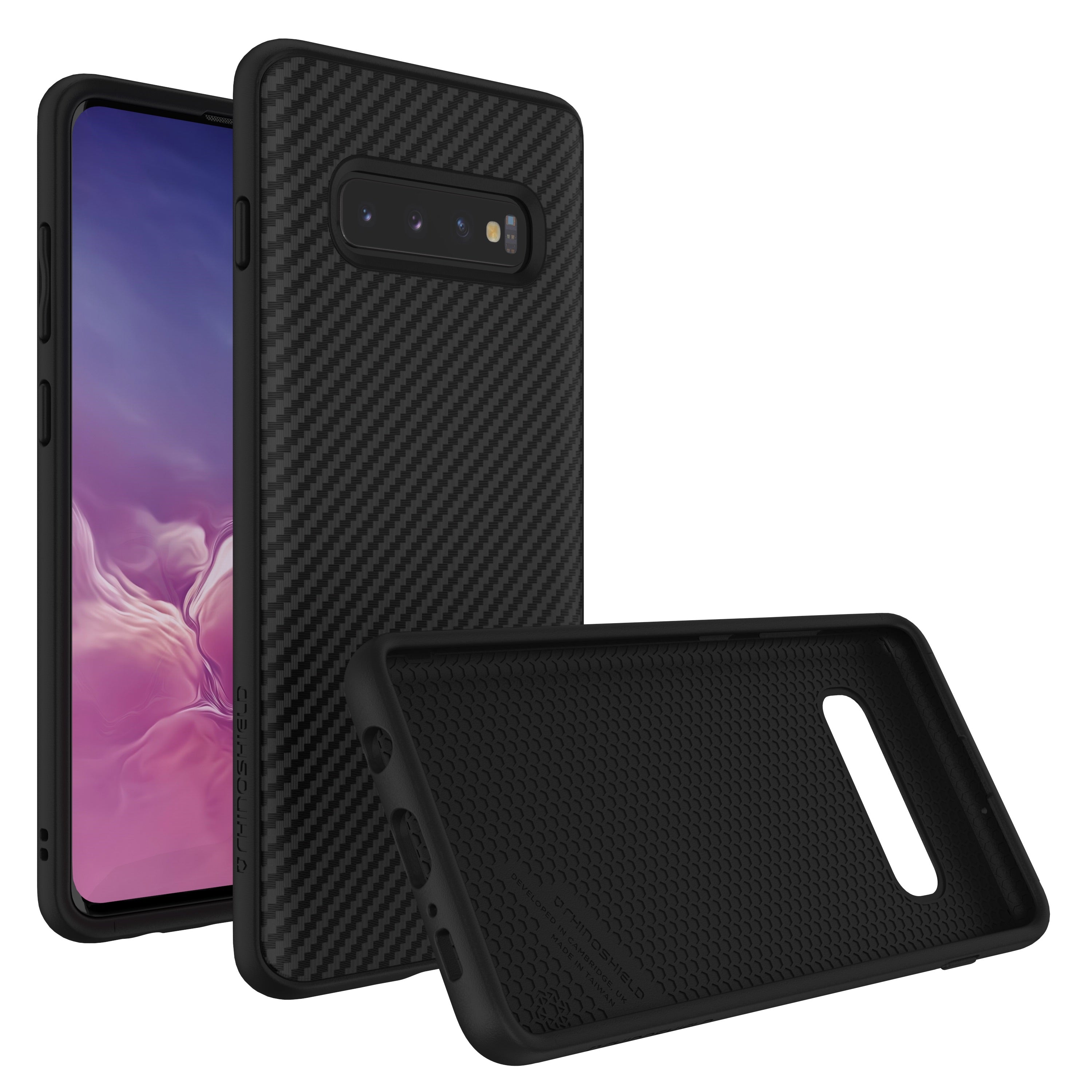 RhinoShield, Housse de protection en fibre de carbone RhinoShield SolidSuit pour Samsung Galaxy S10 Plus