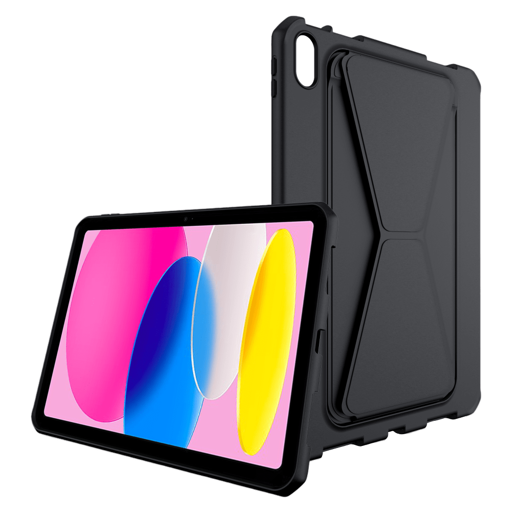 Itskins, ITSKINS Spectrum_R Stand Case pour Apple iPad 10.9 (2022) Noir