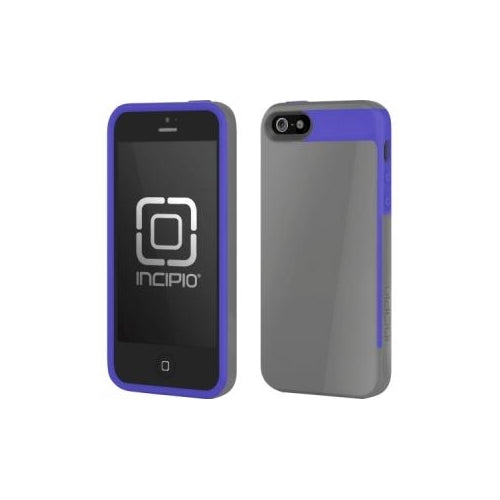 Incipio, Incipio Faxion iPhone 5 / 5S / SE 1st Gen Slim Flexible Case Gray / Purple