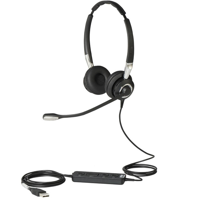 Jabra, Jabra Biz 2400 II USB Duo CC Headset - Noir