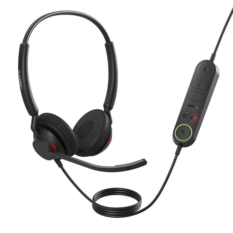 Jabra, Jabra Engage 40 Inline Link USB-A UC Casque stéréo - Noir