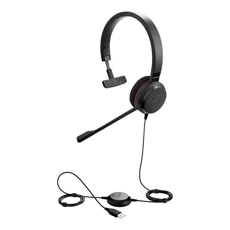 Jabra, Jabra Evolve 30 II UC Mono Headset - Noir