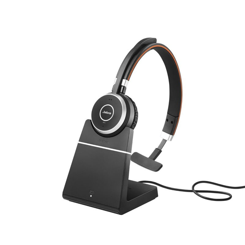 Jabra, Jabra Evolve 65 SE MS Mono avec support de charge - Noir