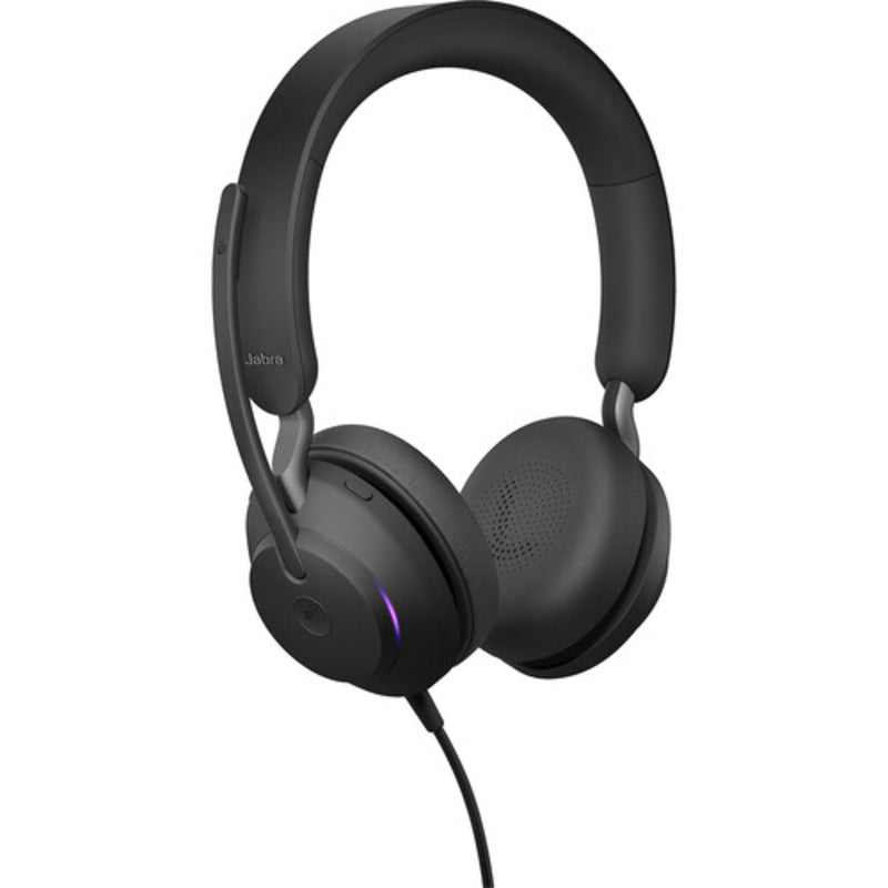 Jabra, Jabra Evolve2 40 Casque stéréo filaire supra-aural binaural - Noir