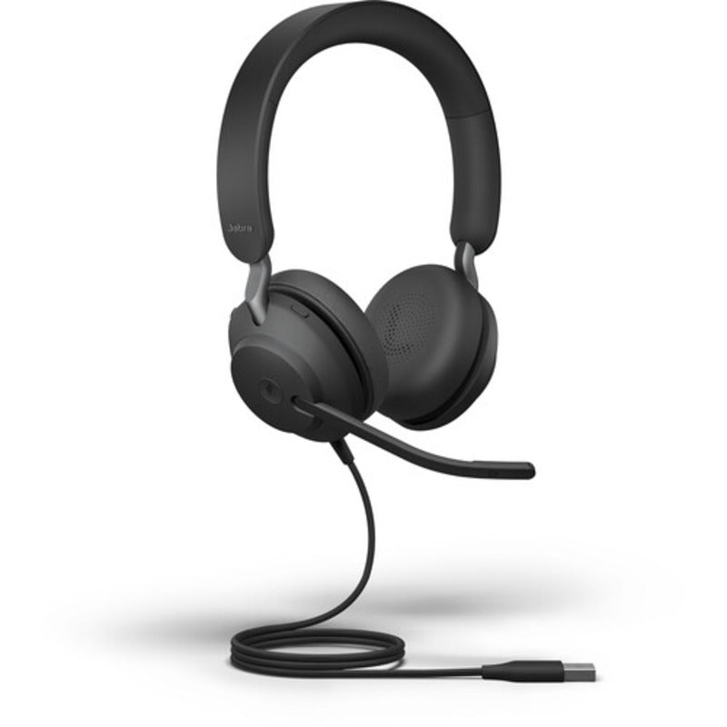 Jabra, Jabra Evolve2 40 Casque stéréo filaire supra-aural binaural - Noir