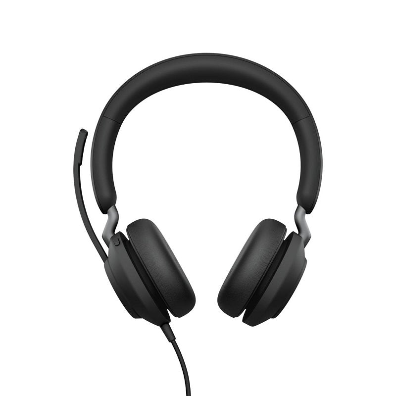 Jabra, Jabra Evolve2 40 USB-A UC Stereo Headset - Noir