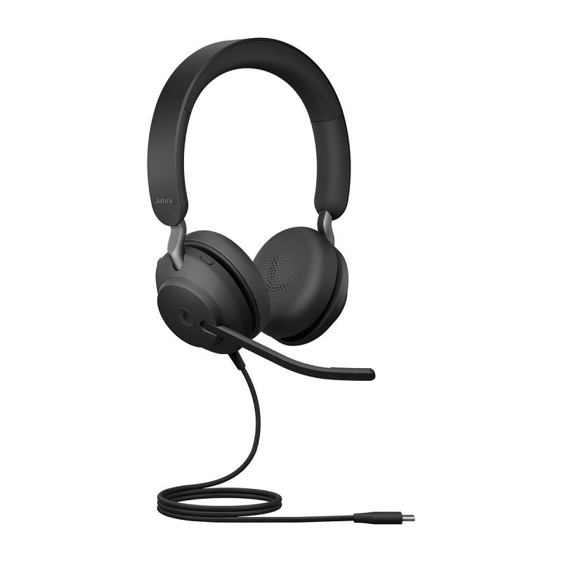 Jabra, Jabra Evolve2 40 USB-C MS Teams Casque stéréo - Noir