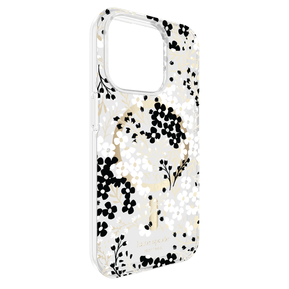 Kate Spade, Kate Spade New York Hardshell Protective MagSafe Case for Apple iPhone 15 Pro Multi Floral