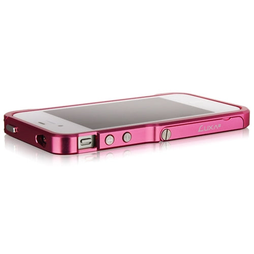 Luxa 2, LUXA2 Alum Armor suits Apple iPhone 4 / 4S Stand Case LHA0074-C - Pink