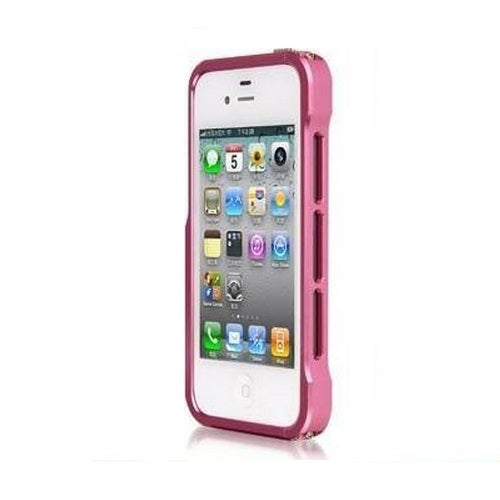 Luxa 2, LUXA2 Alum Armor suits Apple iPhone 4 / 4S Stand Case LHA0074-C - Pink