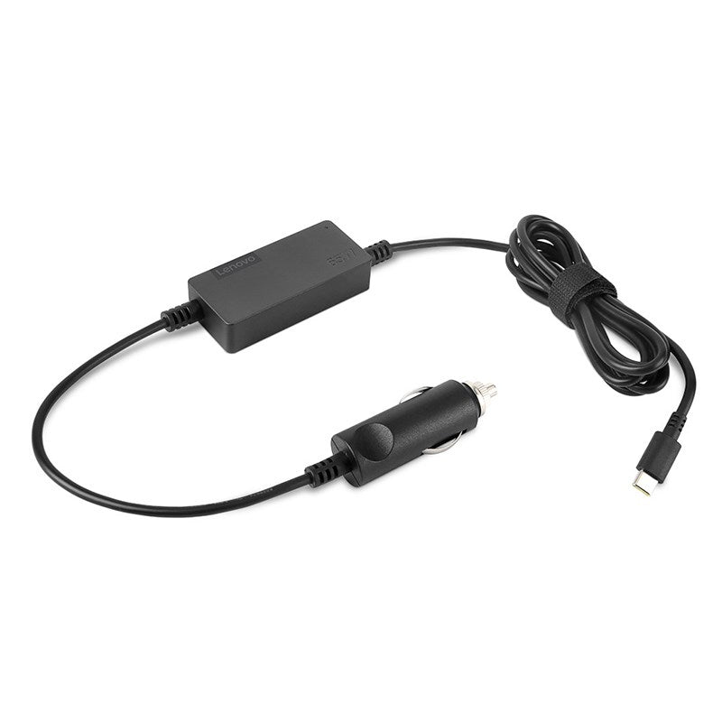 Lenovo, Lenovo 65W USB-C Car DC Travel Adapter / Charger