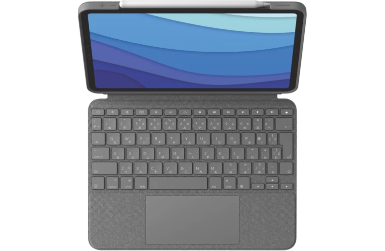 Logitech, Logitech Combo Touchpour iPad Pro 11 4ème/3ème/2ème/1ère Génération - Gris