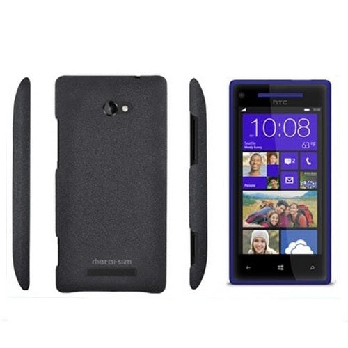 Métal-Slim, Metal-Slim HTC 8X Smartphone Windows Sandy Coating Hard Plastic Case - Noir