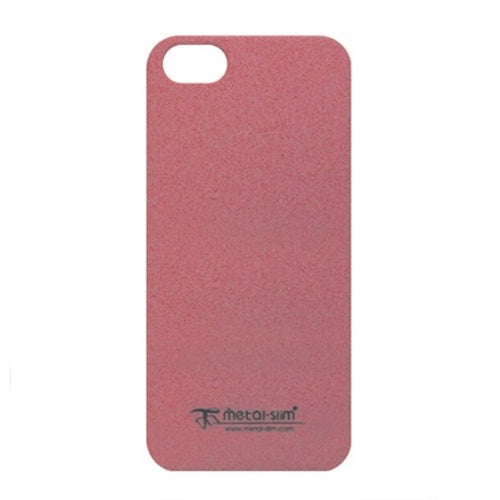 Métal-Slim, Metal-Slim Sandy Coating New Apple iPhone 5 Case et Protecteur d'écran - Coral