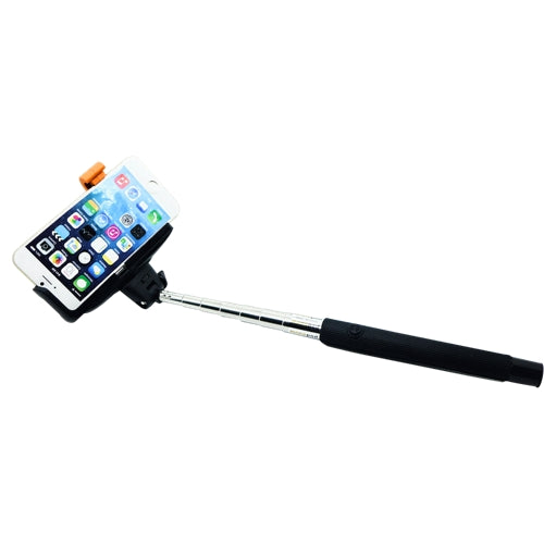 Générique, Monopode Selfie Stick avec obturateur Bluetooth intégré Noir - Pas de télécommande ou de câble nécessaire