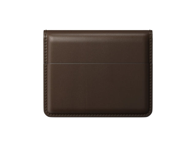 Nomade, Nomad Card Wallet Plus Horween Leather - Rustic Brown