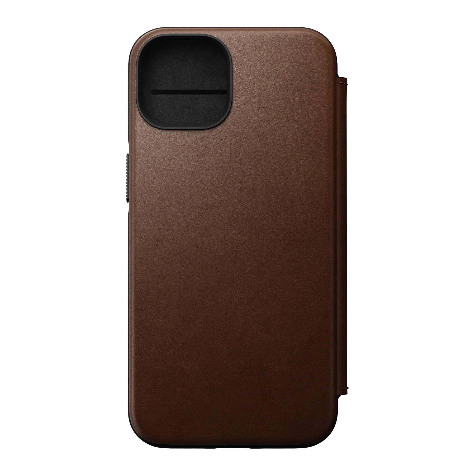 Nomade, Nomad Modern Leather Folio Case iPhone 14 - Marron