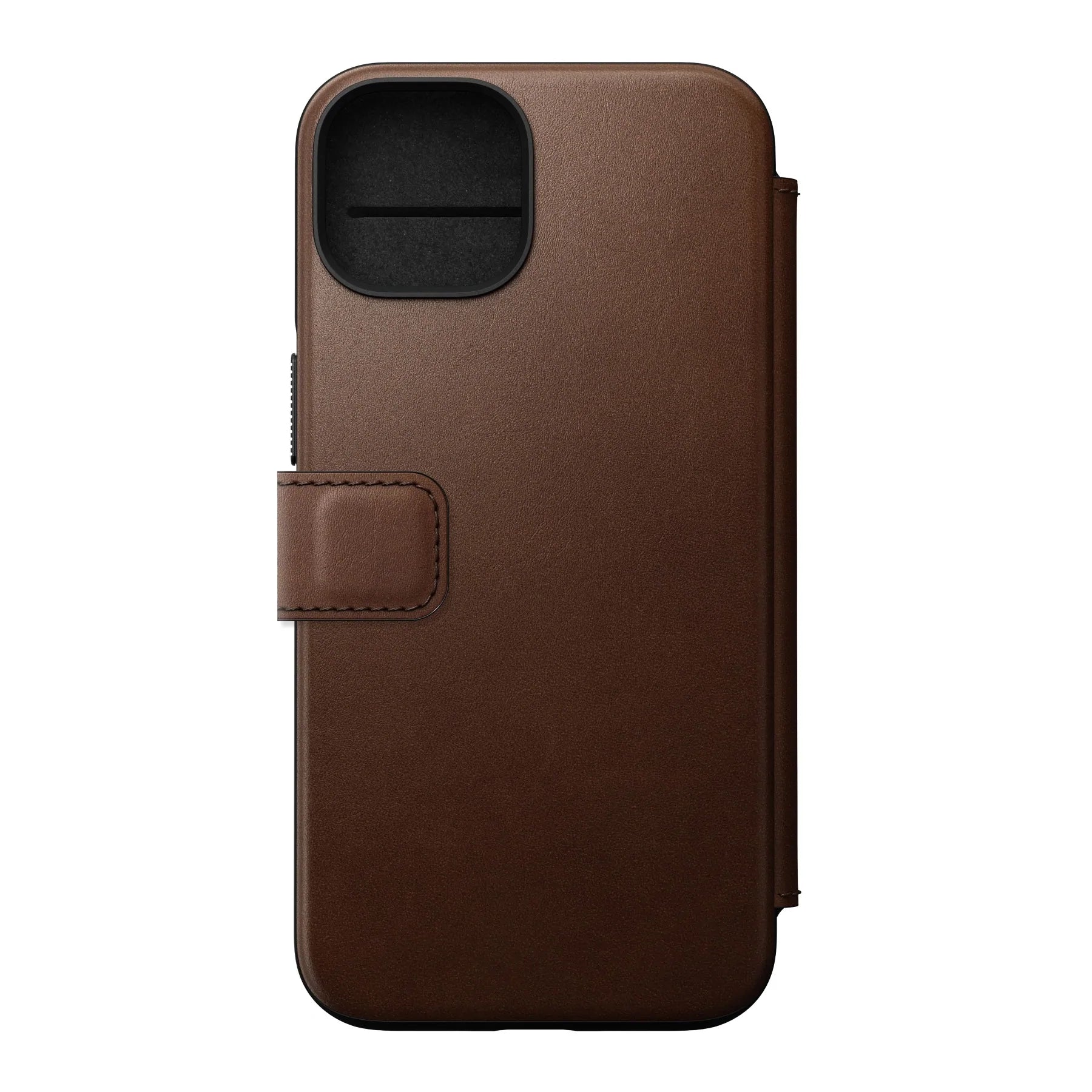 Nomade, Nomad Modern Leather Folio Case iPhone 14 Plus - Marron