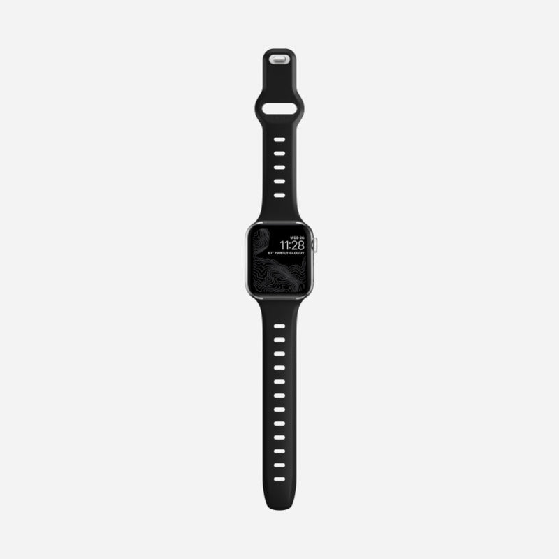 Nomade, Nomad Sport Slim Band 41mm Bracelet étanche - Noir