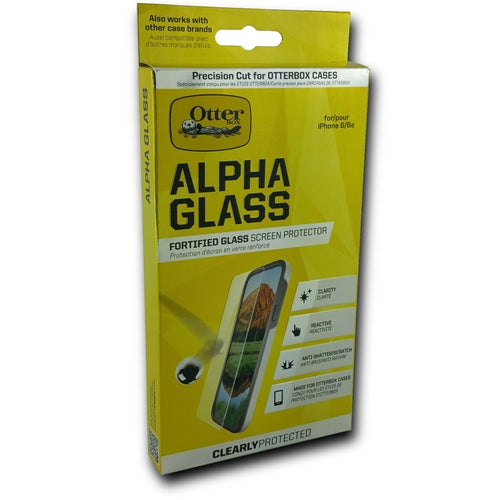 OtterBox, Otterbox Alpha Glass Screen Protector iPhone 8 / 7 / 6 / 6S / SE 2020 / SE 2022- Clear