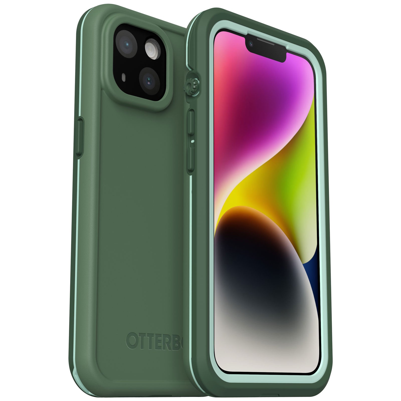 OtterBox, Otterbox FRE Waterproof Case pour iPhone 14 Plus - Dauntless Green