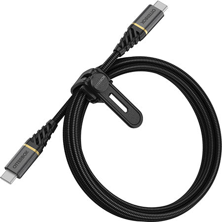 OtterBox, Otterbox Fast Charge Premium Cable USB-C vers USB-C 1M - Noir