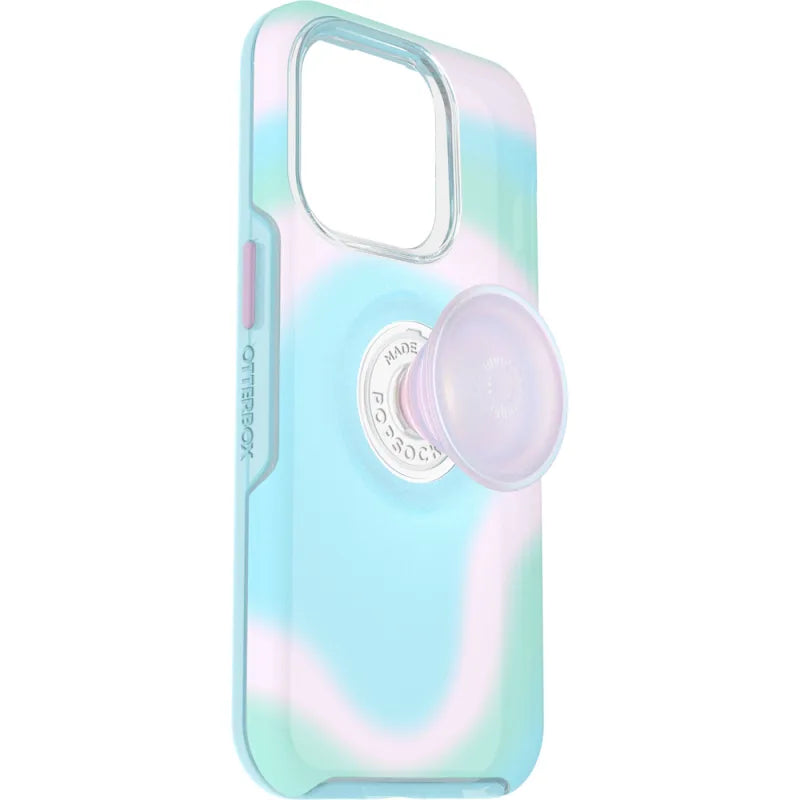 OtterBox, Otterbox Otter+Pop Symmetry Case iPhone 14 Pro 6.1 inch - Glowing Aura