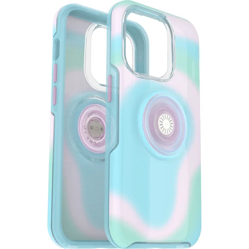 OtterBox, Otterbox Otter+Pop Symmetry Case iPhone 14 Pro 6.1 inch - Glowing Aura