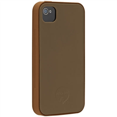 Ozaki, Ozaki iCoat Silicone+ Two Tone iPhone 4 / 4S Chocolat