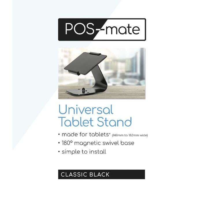 Pos-Mate, POS-Mate Support universel pour tablette et iPad - Noir