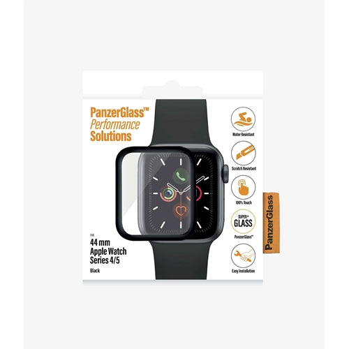 PanzerGlass, Panzer Glass Verre trempé pour Apple Watch 4 / 5 / 6 / SE 44mm Noir Clair