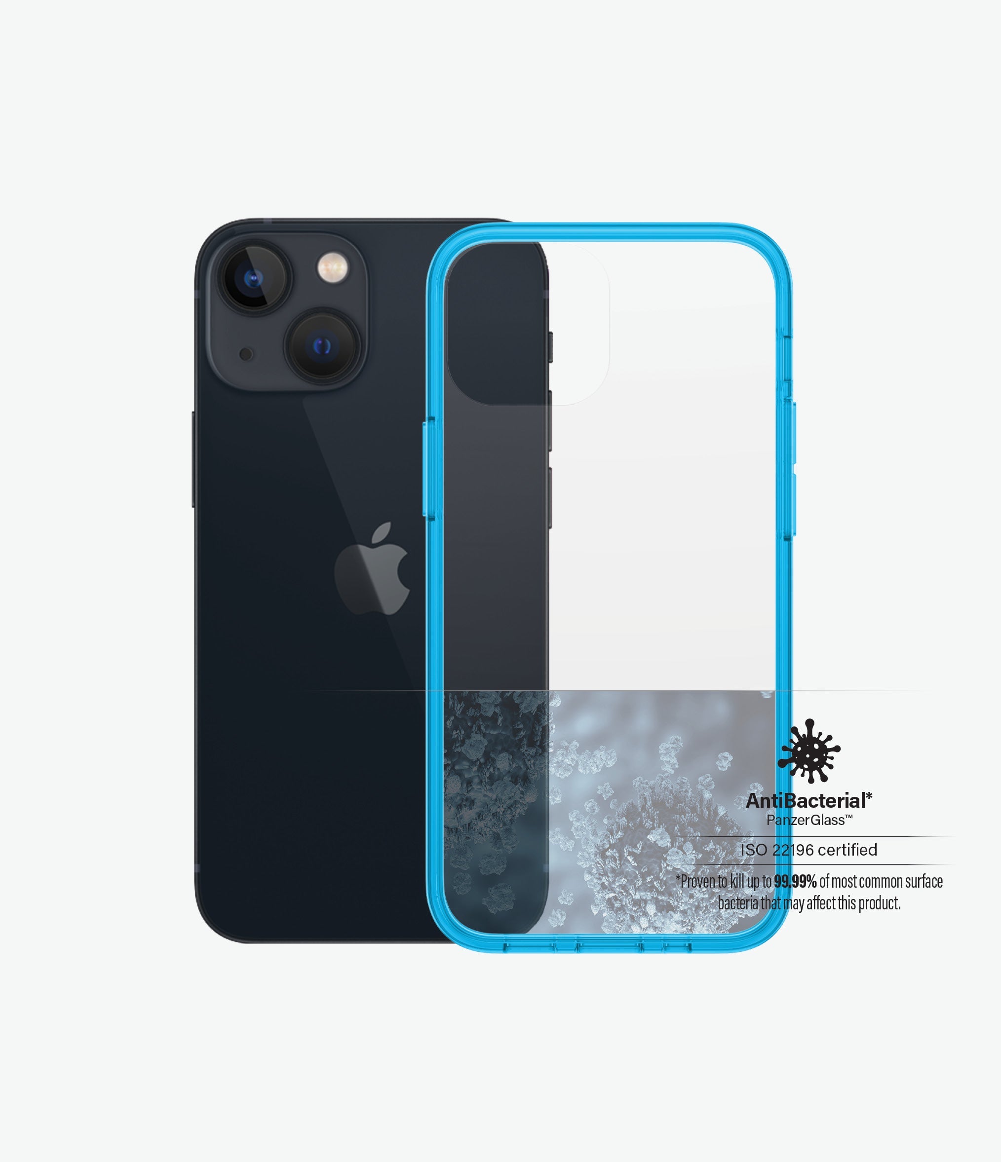 PanzerGlass, PanzerGlass Clear Case Apple iPhone 13 Mini - Bondi Blue