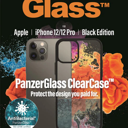 PanzerGlass, PanzerGlass ClearCase Apple iPhone 12 / 12 Pro Noir