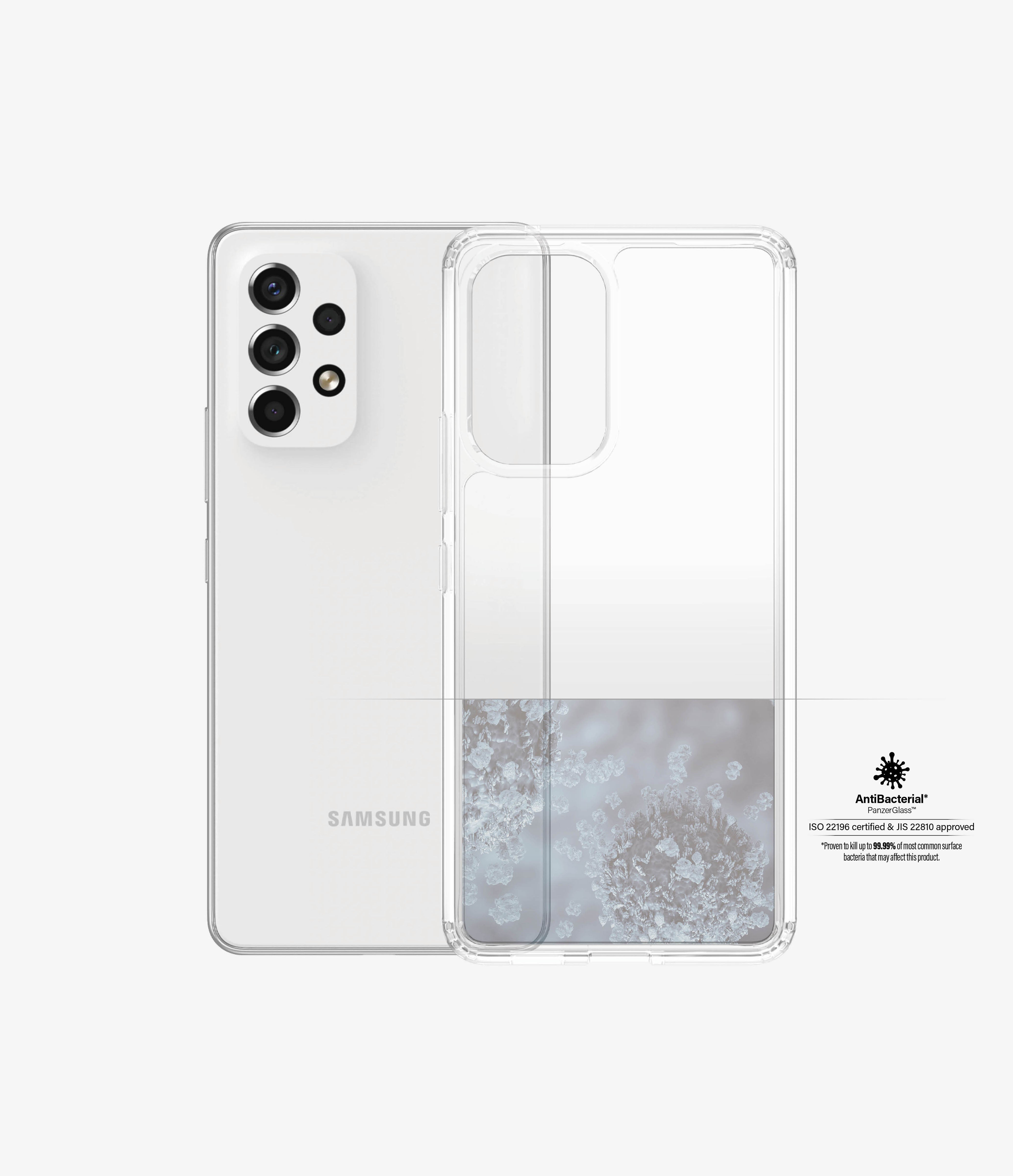 PanzerGlass, PanzerGlass Hard Tough Case pour Samsung A53 5G SM-A536 - Transparent