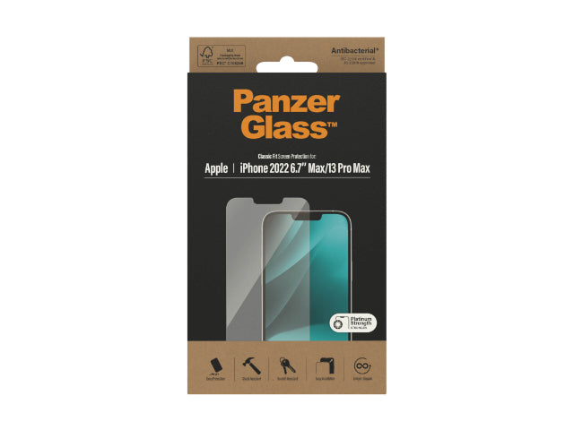 PanzerGlass, PanzerGlass Screen Guard Classic Fit iPhone 14 Plus 6.7 & 13 Pro Max