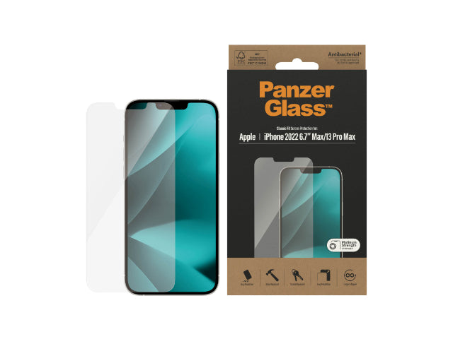 PanzerGlass, PanzerGlass Screen Guard Classic Fit iPhone 14 Plus 6.7 & 13 Pro Max