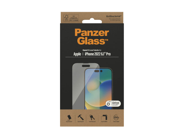 PanzerGlass, PanzerGlass Screen Guard Classic Fit iPhone 14 Pro 6.1