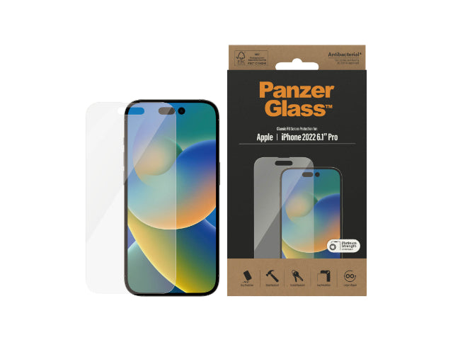 PanzerGlass, PanzerGlass Screen Guard Classic Fit iPhone 14 Pro 6.1