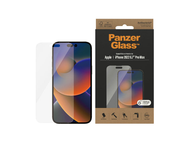 PanzerGlass, PanzerGlass Screen Guard Classic Fit iPhone 14 Pro Max 6.7