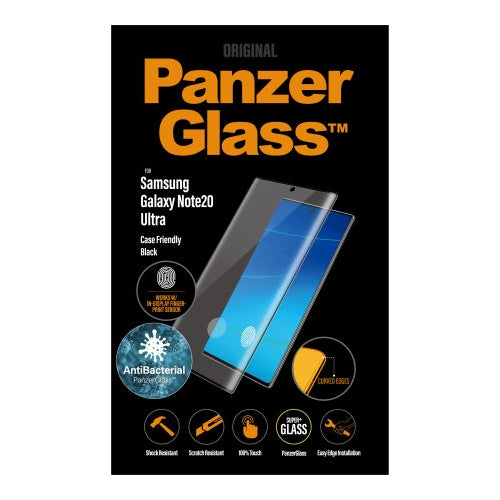 PanzerGlass, PanzerGlass Verre trempé Samsung Galaxy Note 20 Ultra 6.9 pouces - Cadre noir