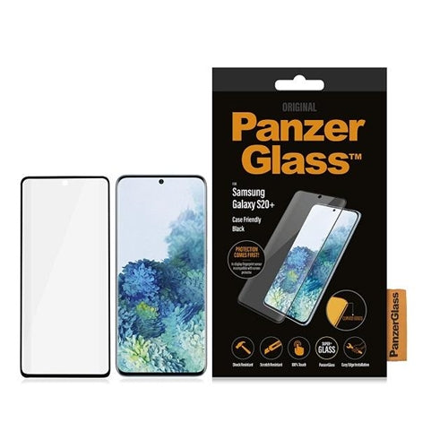 PanzerGlass, PanzerGlass Verre trempé Samsung Galaxy S20 Plus 6.7 pouces - Cadre noir