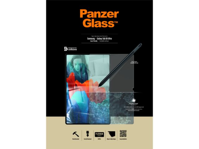 PanzerGlass, Panzerglass Verre trempé Samsung Galaxy Tab S8 Ultra / S9 Ultra 14,6 pouces - Clair