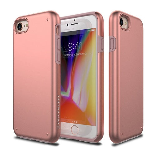 Patchworks, Patchworks Chroma Metalic Color Rugged Case iPhone 8 / 7 - Rose Gold