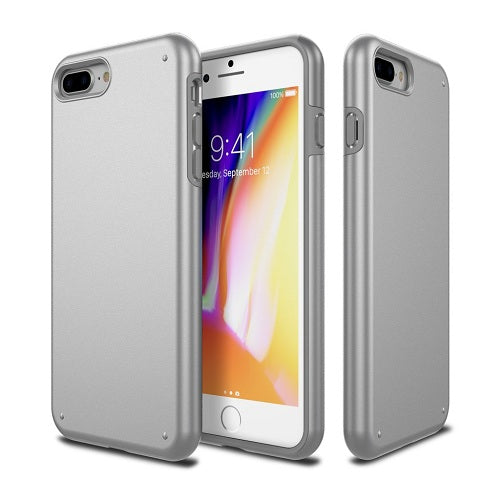 Patchworks, Patchworks Chroma Metalic Rugged Case iPhone 8 Plus / 7 Plus Silver