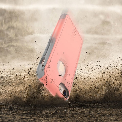 Patchworks, Patchworks Level Aegis Rugged Case pour iPhone 8 / 7 - Rose / Gris