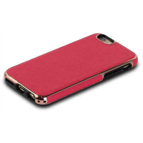 Patchworks, Patchworks Level Prestige Coque en cuir pour iPhone 6 / 6S - Rouge vif / Rose