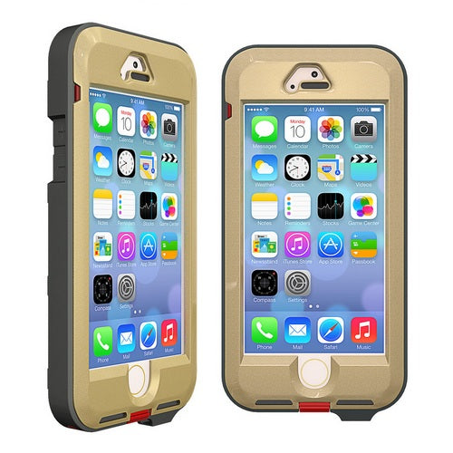 Patchworks, Patchworks Link Pro Tough Case avec clip ceinture pour iPhone SE / 5 / 5s - Champagne Gold